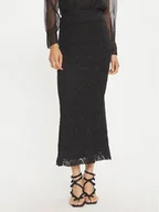 Spódnice - ROTATE Spódnica ołówkowa Blakli 113070100 Czarny Slim Fit - miniaturka - grafika 1