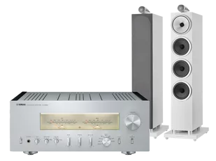 Yamaha A-S3200 (srebrny) + 702 S3 (biały) - Zestawy stereo - miniaturka - grafika 1