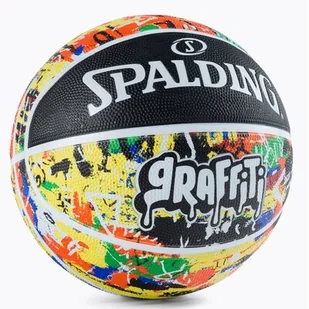 Spalding Graffiti Ball 84372Z, unisex, piłki do koszykówki, Wielokolorowe - Koszykówka - miniaturka - grafika 1