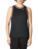 Koszulki i topy damskie - Nike koszulka damska W Nk Dry Sl bez rękawów bez rękawów Black/(White) M - miniaturka - grafika 1