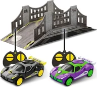 Modele zdalnie sterowane - Batman vs The Joker radio control cars 2pcs set, scale 1:28 - miniaturka - grafika 1