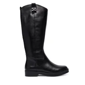 Kozaki damskie - Oficerki Tamaris 1-25522-45 Czarny - miniaturka - grafika 1