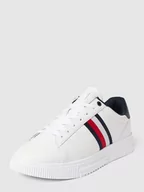 Sneakersy męskie - Sneakersy z detalem z logo - miniaturka - grafika 1