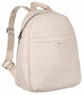 Plecaki - Pojemny plecak damski ze skóry ekologicznej — David Jones - miniaturka - grafika 1