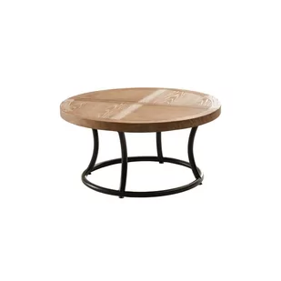 Dekoria Stolik okrągły Kendari natural 90cm 90x46cm 006-074 - Ławy i stoliki kawowe - miniaturka - grafika 1