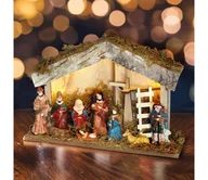 Ozdoby bożonarodzeniowe - Solight 1V276 - LED Dekoracja świąteczna LED/2xAA/ciepła biel szopka - miniaturka - grafika 1