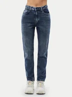 Spodnie damskie - Pieces Jeansy Bella 17147970 Niebieski Tapered Fit - miniaturka - grafika 1