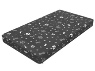 Legowiska dla psów - Legowisko dla psa duże 120x80 cm wodoodporne, z tkaniną antypoślizgową Grubość: 4 cm, Wzór pokrowca: Srebrne łapki - miniaturka - grafika 1