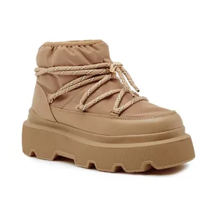 INUIKII Śniegowce ENDURANCE PUFFER | z dodatkiem skóry - Śniegowce damskie - miniaturka - grafika 1