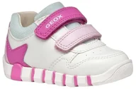 Buty dla dziewczynek - Geox B Iupidoo Girl A buty dziecięce dziewczęce, Kolor biały, 20 EU - miniaturka - grafika 1