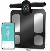 Wagi łazienkowe - Extralink SMARTLIFE WAGA LAZIENKOWA Z ANALIZA SKLADU CIALA K-205 - miniaturka - grafika 1