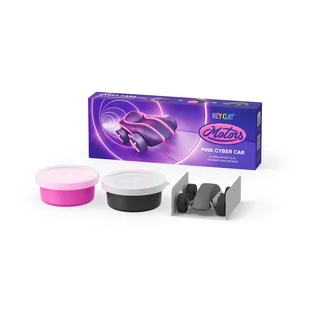 Hey Clay Masa Plastyczna Cyber Auto Różowe - Masy plastyczne - miniaturka - grafika 3