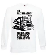 Bluzy damskie - ﻿Bluza damska ŻONA KIEROWCY CIĘŻARÓWKI M - miniaturka - grafika 1