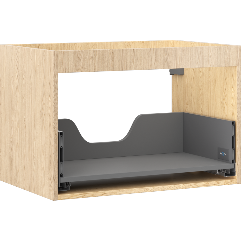 Mexen Box-A korpus szafki podumywalkowej 70 cm, 1 szuflada, dąb - 91AX0-0700-470-1-81