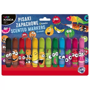 Pisaki Zapachowe 12 Kolorów Kidea - Przybory szkolne - miniaturka - grafika 1