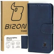 Etui i futerały do telefonów - Bizon Etui Case Pocket do Apple iPhone 13 Pro, granatowe - miniaturka - grafika 1