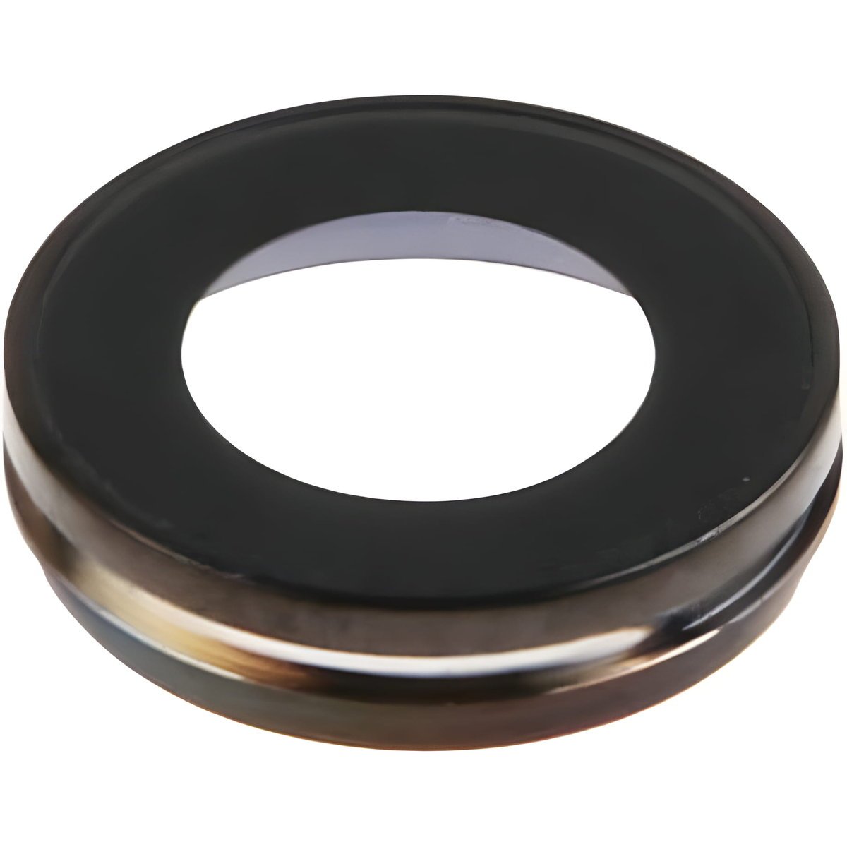 Szkło szybka soczewka aparatu z ramką do iPhone 7, czarne ORG