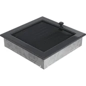 Kratki wentylacyjne - Parkanex kominkowa grafitowa żaluzja 22x22 kominek - miniaturka - grafika 1