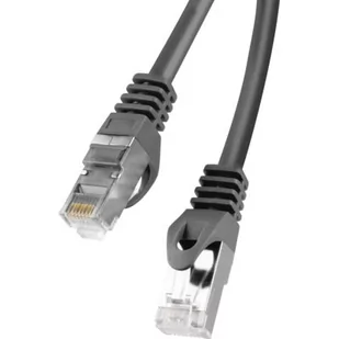 Lanberg Patchcord RJ45 cat.6 FTP 20m czarny - Patchcordy - miniaturka - grafika 1