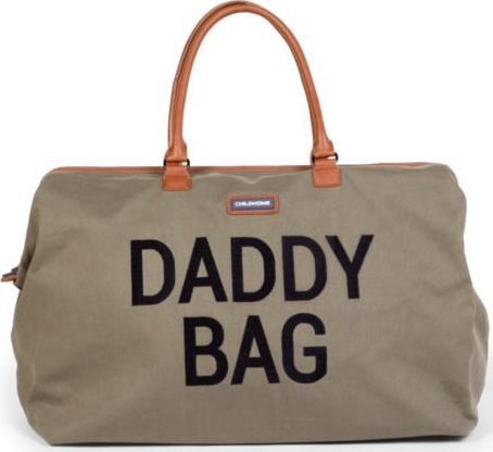 Childhome Childhome Torba Daddy bag Kanwas Khaki