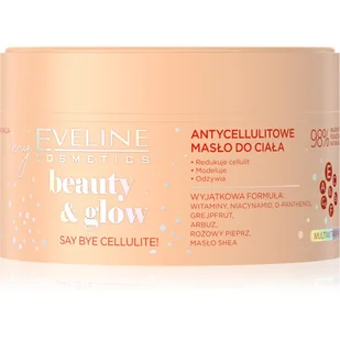 Eveline BEAUTY GLOW MASŁO DO CIAŁA 200ML ANTYCELLULITOWE 5903416040491 - Balsamy i kremy do ciała - miniaturka - grafika 1