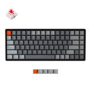 Klawiatury - Keychron K2 V2 Rgb Aluminium Red K2-C1 jasnoszara - miniaturka - grafika 1