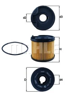 Filtr paliwa Mahle KX 87D - Filtry paliwa - miniaturka - grafika 1