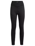 Spodnie damskie - Vaude Damskie spodnie Women's Posta Warm Tights czarny czarny 42 42465 - miniaturka - grafika 1