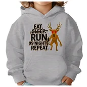 Bluzy dla dziewczynek - BLUZA DZIECIĘCA Z KAPTUREM 99 NOCY W LESIE ROBLOX 104 PREZENT - miniaturka - grafika 1