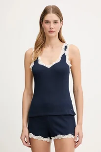 Tommy Hilfiger piżama damska kolor granatowy UW0UW06215 - Piżamy damskie - miniaturka - grafika 1