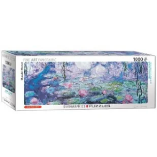 Eurographics Puzzle 1000 Lilie wodne, Claude Monet, Panorama - Puzzle - miniaturka - grafika 2