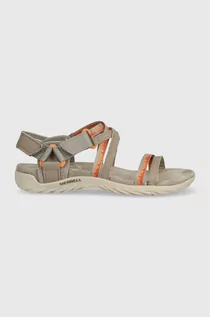 Sandały damskie - Merrell sandały damskie kolor beżowy - grafika 1