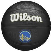 Koszykówka - Wilson Team Tribute Golden State Warriors Mini Ball WZ4017603XB, unisex, piłki do koszykówki, Czarne - miniaturka - grafika 1