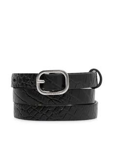 Gino Rossi Pasek Damski BLYL23006 Czarny - Paski - miniaturka - grafika 1