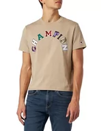 Koszulki i topy damskie - Champion T-Shirt Damski, Brązowy piasek, L - miniaturka - grafika 1