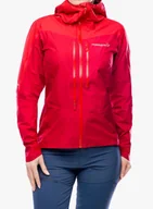 Kurtki narciarskie - Kurtka w góry damska Norrona Falketind GORE-TEX Paclite Jacket - jester red/true red - miniaturka - grafika 1