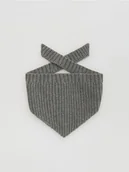 Buciki dla niemowląt - Reserved - Wiązany szalik - ciemnoszary - miniaturka - grafika 1