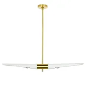 Lampy sufitowe - KingHome Lampa wisząca Apollo 1 - biała MD21419-2M.WHITE - miniaturka - grafika 1