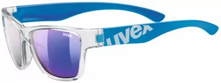 Okulary sportowe - Dziecięce rowerowe okulary UVEX Sportstyle 508 Clear niebieski / mir.niebieski - grafika 1
