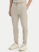 Spodnie sportowe męskie - BOSS Spodnie dresowe Sestart 50509303 Szary Regular Fit - miniaturka - grafika 1