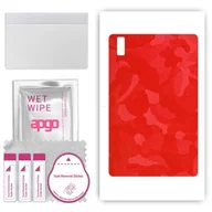 Akcesoria do tabletów i e-booków - folia naklejka skórka strukturalna na TYŁ do Blackview Tab 11 SE - Moro Camo Czerwony - apgo SKINS - miniaturka - grafika 1