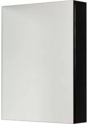 Szafka łazienkowa z lustrem czarna 60x80cm FOKUS - Szafki łazienkowe Szafka łazienkowa z lustrem czarna 60x80cm FOKUS - Szafki łazienkowe - miniaturka - grafika 1