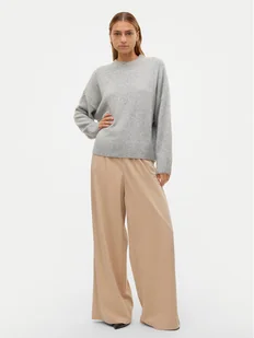 Vero Moda Sweter Boom 10320463 Szary Loose Fit - Swetry damskie - miniaturka - grafika 1