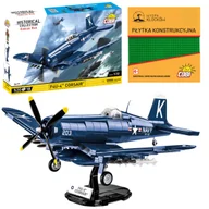 Klocki - Klocki Cobi 2417 Samolot Myśliwiec F4u-4 Corsair Hc Korean War 520el - miniaturka - grafika 1