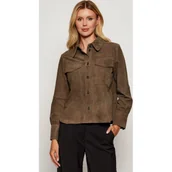 Kurtki damskie - Marella Skórzana kurtka GIOCO Regular Fit - miniaturka - grafika 1