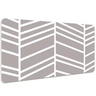 Mata z nadrukiem na biurko Wzór w jodełkę 100x50 cm, Dywanomat - Podkładki na biurko - miniaturka - grafika 1