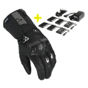 Rękawice motocyklowe - Rękawice Ogrzewane Zestaw Macna Progress RTX DL 12V 3A CzarnyXL - miniaturka - grafika 1