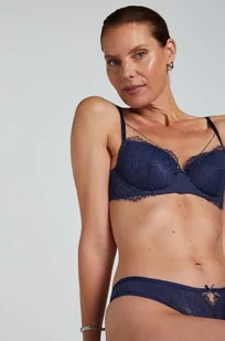 Hunkemöller Biustonosz usztywniany z fiszbinami Pearlene Niebieski - Biustonosze - miniaturka - grafika 1