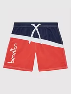 Kąpielówki dla chłopców - United Colors Of Benetton Szorty kąpielowe 5JD00X005 Czerwony Regular Fit - miniaturka - grafika 1