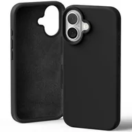 Etui i futerały do telefonów - Etui MERCURY Silicone do Apple iPhone 16 Czarny - miniaturka - grafika 1